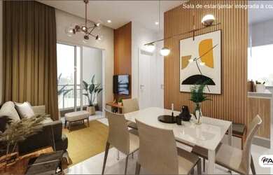 Imagem: O apartamento possui 2 Dormitórios, 2 Banheiros, 1 Vaga na