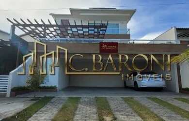 Imagem: A casa em condomínio possui 4 Dormitórios, 4 Banheiros, 3