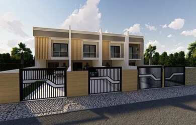 Imagem: A casa possui 3 Dormitórios, 3 Banheiros, 2 Vagas na garagem