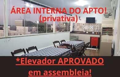 Imagem: O apartamento possui 2 Dormitórios, 2 Banheiros, 2 Vagas na