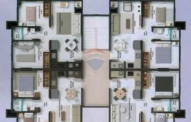 Imagem 15: Apartamento Dois Quartos Porto Belo Planta