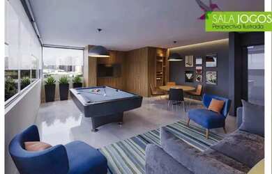 Imagem: O apartamento possui 2 Dormitórios, 2 Banheiros, 2 Vagas na