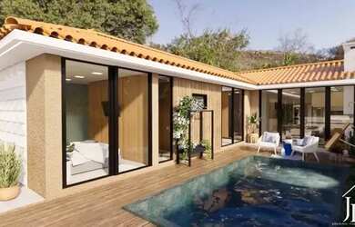 Imagem: A casa em condomínio possui 3 Dormitórios, 3 Banheiros, 5