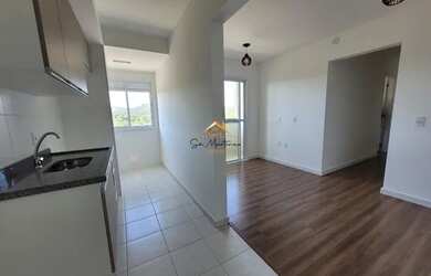 Imagem: O apartamento possui 2 Dormitórios, 1 Banheiro, 1 Vaga na garagem