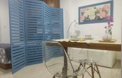 Imagem: O apartamento possui 1 Dormitório, 1 Banheiro, 30m² de Área