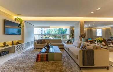 Imagem: O apartamento possui 4 Dormitórios, 3 Banheiros, 3 Vagas na