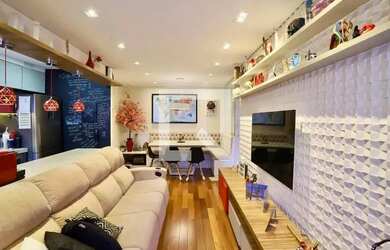 Imagem: O apartamento possui 2 Dormitórios, 2 Banheiros, 1 Vaga na