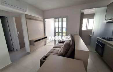 Imagem: O apartamento possui 1 Dormitório, 1 Banheiro, 1 Vaga na garagem