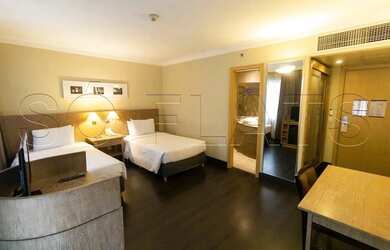 Imagem 4: Flat Radisson Berrini para locação com 29m² contendo 1 dormitório e 1 vaga de garagem