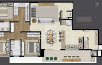 Imagem 6: Apartamento à venda, 3 quartos sendo 1 suíte, Estrela, PONTA GROSSA...