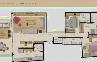 Imagem 11: Apartamento para venda com 161 m2 com 3 Suítes na Lagoa - Rio de Janeiro - RJ