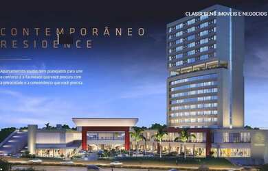 Imagem: O apartamento possui 1 Dormitório, 1 Banheiro, 1 Vaga na garagem