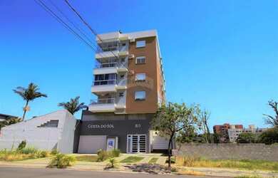 Imagem: O apartamento possui 1 Dormitório, 1 Banheiro, 1 Vaga na garagem