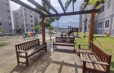 Imagem: O apartamento possui 2 Dormitórios, 1 Banheiro, 1 Vaga na garagem