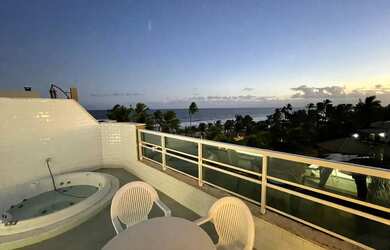 Imagem 15: Apart-Hotel com 163 m3 de área total e 129 m2 privativos, com Cobertura, Mobiliada, Frente