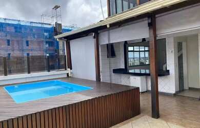 Imagem: O apartamento na cobertura possui 4 Dormitórios, 4 Banheiros