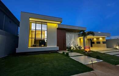 Imagem: A casa em condomínio possui 3 Dormitórios, 5 Banheiros, 4