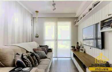 Imagem: O apartamento possui 2 Dormitórios, 1 Banheiro, 1 Vaga na garagem