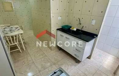 Imagem: O apartamento possui 1 Dormitório, 1 Banheiro, 1 Vaga na garagem