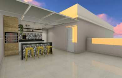 Imagem: O apartamento possui 2 Dormitórios, 1 Banheiro, 1 Vaga na garagem