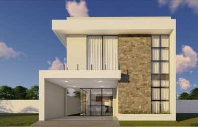 Imagem: A casa em condomínio possui 3 Dormitórios, 5 Banheiros, 2