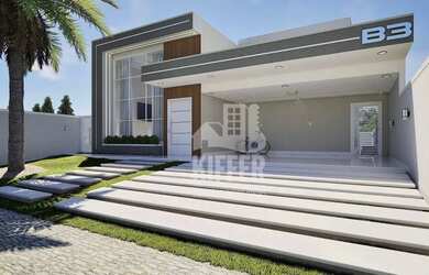 Imagem: A casa em condomínio possui 3 Dormitórios, 3 Banheiros, 4