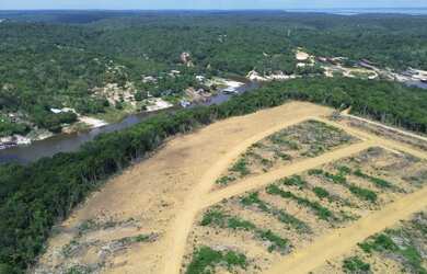 Imagem 12: Lote em Bairro Planejado com acesso ao Rio Negro mensais R$571,00 Reais