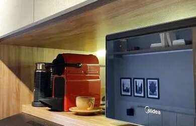 Imagem: O apartamento possui 1 Dormitório, 1 Banheiro, 22m² de Área