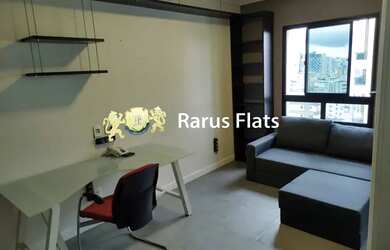 Imagem: O studio para alugar possui 1 Dormitório, 1 Banheiro, 1 Vaga