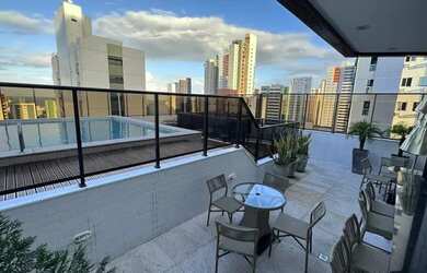 Imagem 5: A poucos metros da praia de Tambaú apartamento completo com 3 quartos e projetados piscina