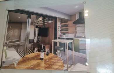 Imagem: O apartamento possui 2 Dormitórios, 1 Banheiro, 2 Vagas na