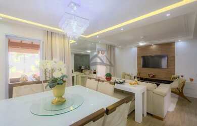 Imagem: A casa em condomínio possui 3 Dormitórios, 4 Banheiros, 2