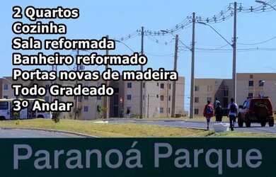 Imagem: O apartamento possui 2 Dormitórios, 1 Banheiro, 1 Vaga na garagem