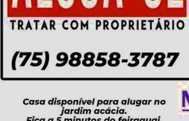 Imagem: A casa para alugar possui 2 Dormitórios, 1 Banheiro e 4 Vagas