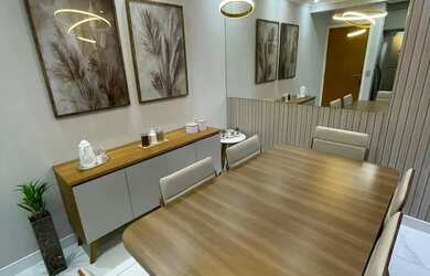 Imagem: O apartamento possui 2 Dormitórios, 1 Banheiro, 1 Vaga na garagem