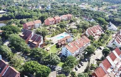 Imagem: O apartamento possui 1 Dormitório, 1 Banheiro, 1 Vaga na garagem