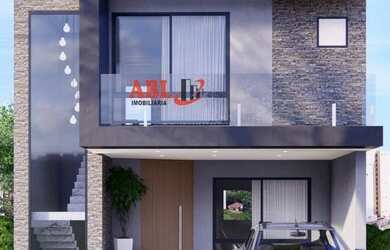 Imagem: A casa possui 3 Dormitórios, 2 Banheiros, 2 Vagas na garagem