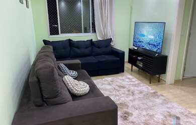 Imagem: O apartamento possui 2 Dormitórios, 1 Banheiro, 1 Vaga na garagem