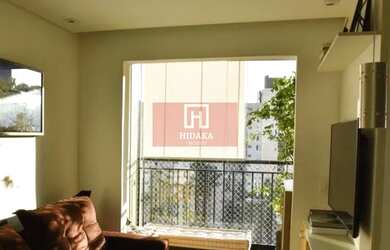 Imagem: O apartamento possui 2 Dormitórios, 1 Banheiro, 1 Vaga na garagem