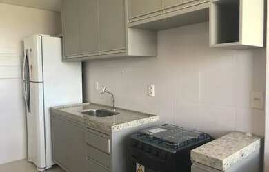 Imagem: O apartamento possui 1 Dormitório, 1 Banheiro, 1 Vaga na garagem