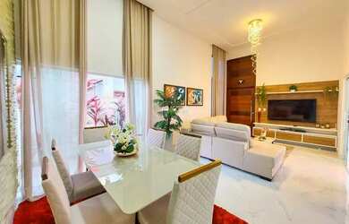 Imagem: A casa em condomínio possui 3 Dormitórios, 4 Banheiros, 2