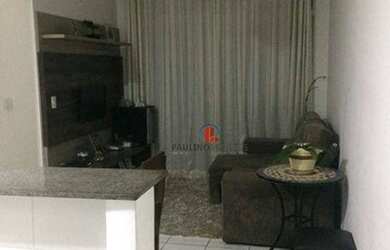 Imagem: O apartamento possui 2 Dormitórios, 1 Banheiro, 1 Vaga na garagem