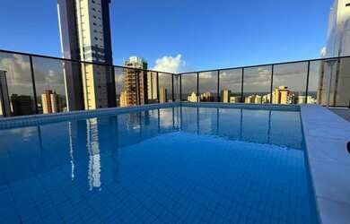 Imagem 3: A poucos metros da praia de Tambaú apartamento completo com 3 quartos e projetados piscina