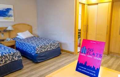 Imagem: O studio possui 1 Dormitório, 1 Banheiro, 1 Vaga na garagem