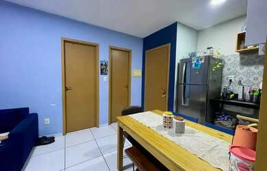 Imagem: O apartamento possui 2 Dormitórios, 1 Banheiro, 1 Vaga na garagem