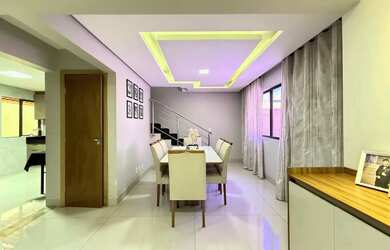 Imagem: A casa em condomínio possui 3 Dormitórios, 3 Banheiros, 2