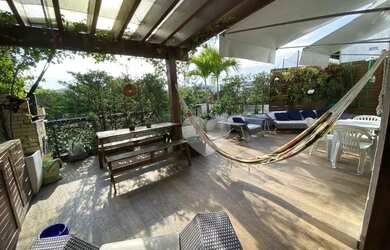 Imagem: O apartamento na cobertura possui 4 Dormitórios, 4 Banheiros