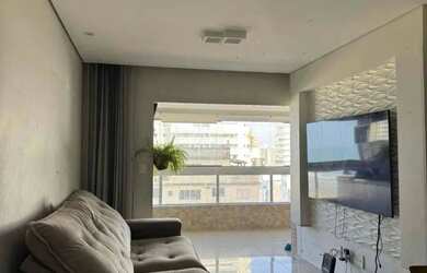 Imagem 3: Apartamento com 2 dormitórios para alugar, 99 m² por R$ 5.500/mês - Aviação - Praia Grande