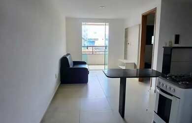 Imagem: O apartamento possui 1 Dormitório, 1 Banheiro, 1 Vaga na garagem