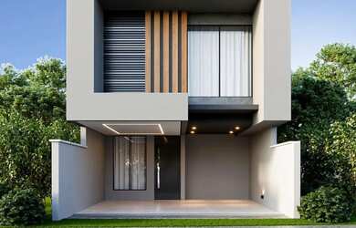 Imagem: A casa possui 3 Dormitórios, 4 Banheiros, 145m² de Área e